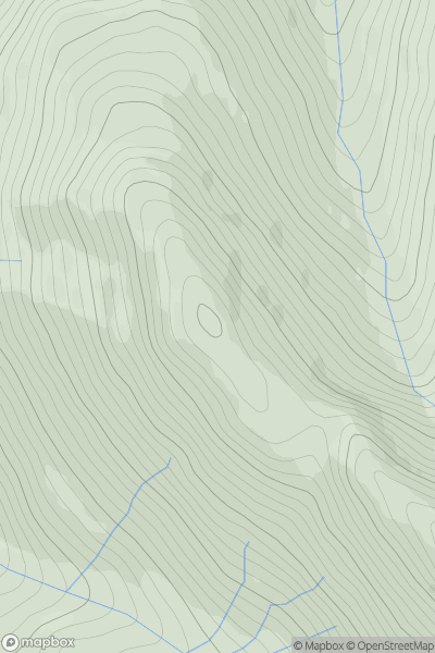 Thumbnail image for Stob Glas [Loch Lomond to Strathyre] [NN365200] showing contour plot for surrounding peak